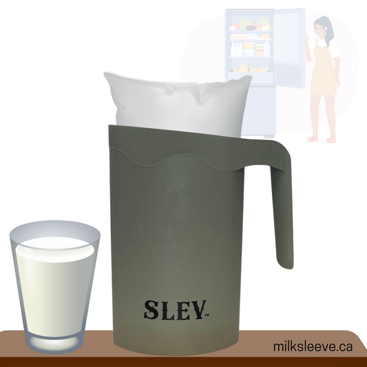 Milk Bag Pitcher Holder Wheat straw Eco Friendly, Green